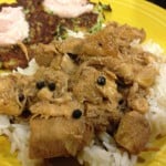 Chicken Adobo over Steamed Rice