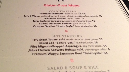 Let&rsquo;s Focus on Gluten-Free Restaurant Meals