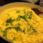 Finished Risotto Milanese