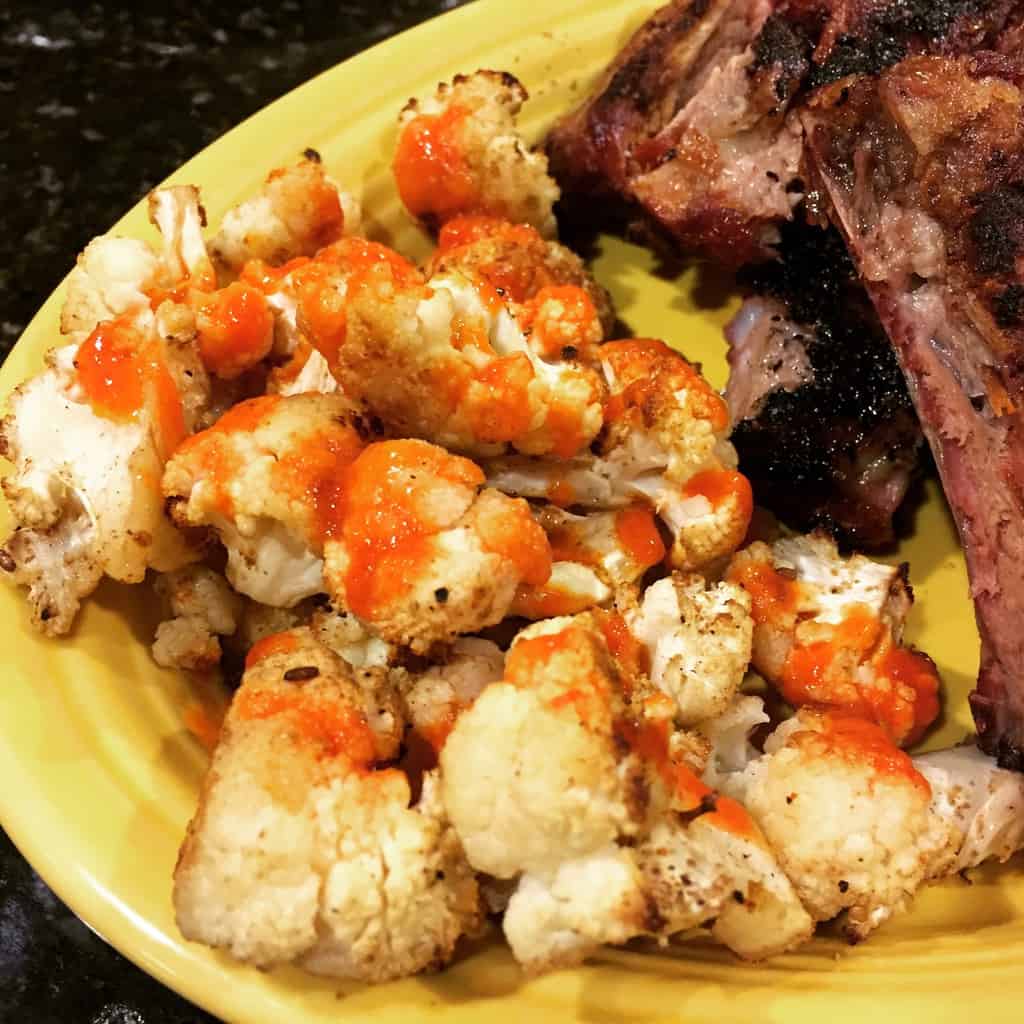 Buffalo-Style Roasted Cauliflower