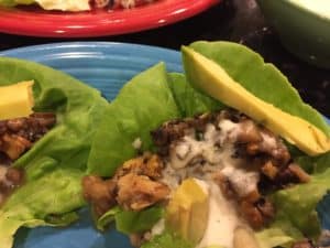 Gluten-Free Mushroom Cups with Cashew Cream